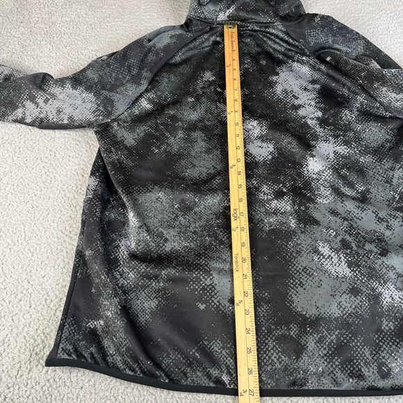 Nike Training Hoodie Large Gray Black Digital Camo Therma Fit Sweatshirt Sweater - Picture 9 of 14